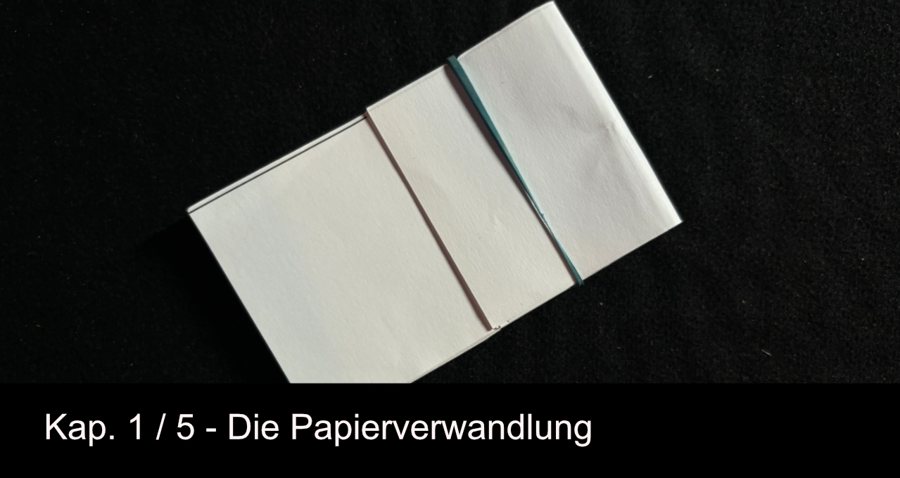 Kap. 1 / 5 – Die Papierverwandlung